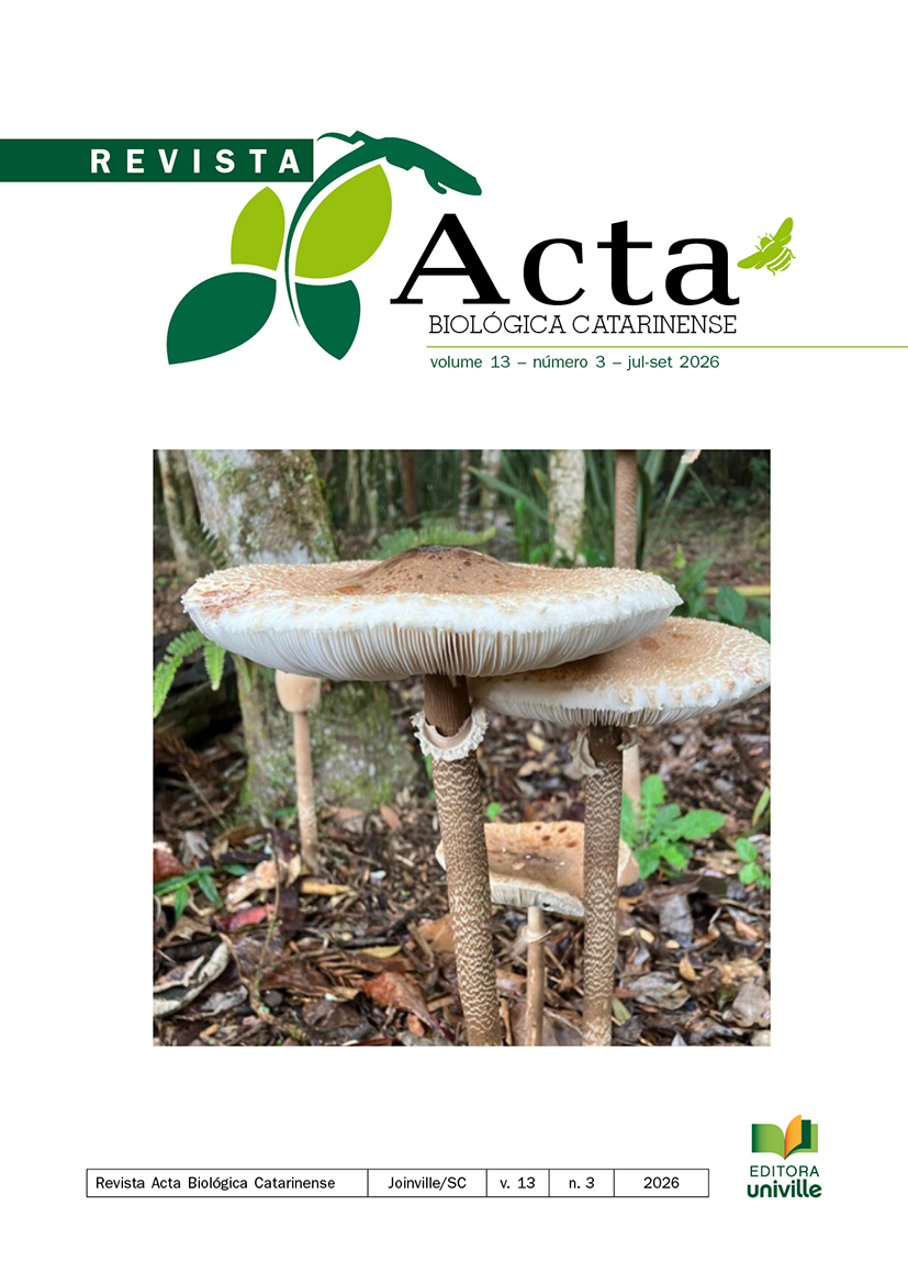 					Visualizar v. 13 n. 3 (2026): Acta Biológica Catarinense
				