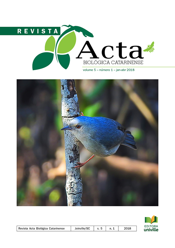 					Visualizar v. 5 n. 1 (2018): Acta Biológica Catarinense
				